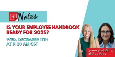 Is Your Employee Handbook Ready for 2025?